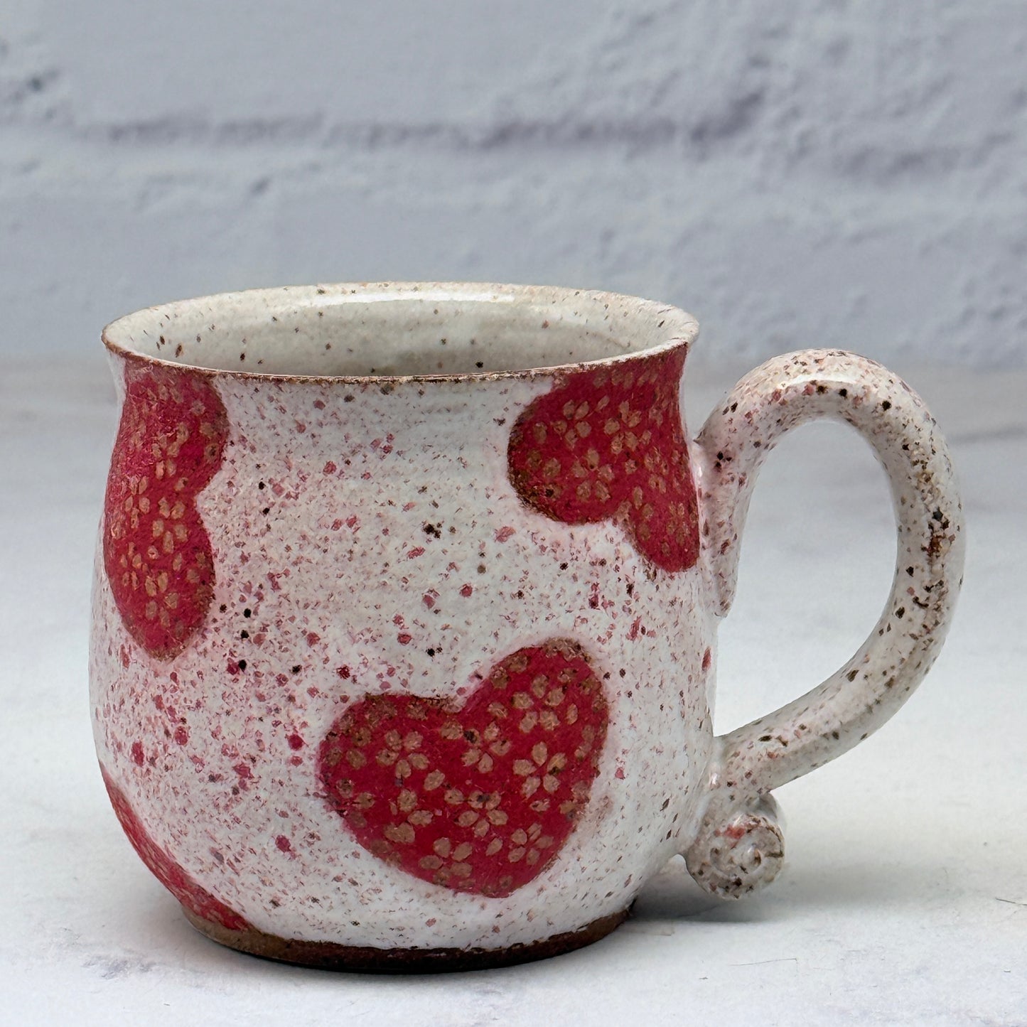 Red Hearts Espresso Mug 4
