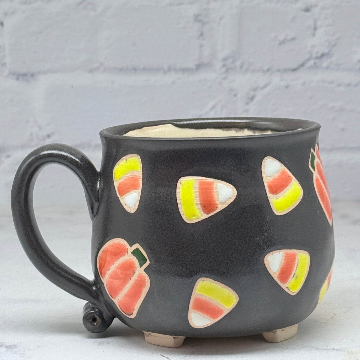 Candy Corn Cauldron Mug 2