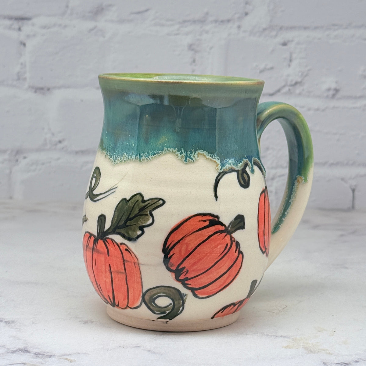 Pumpkins Watercolor Mug 2