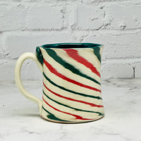 Teal Bow Marbled Mug 2