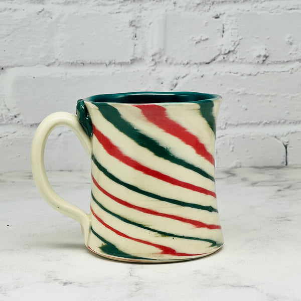 Teal Bow Marbled Mug 2