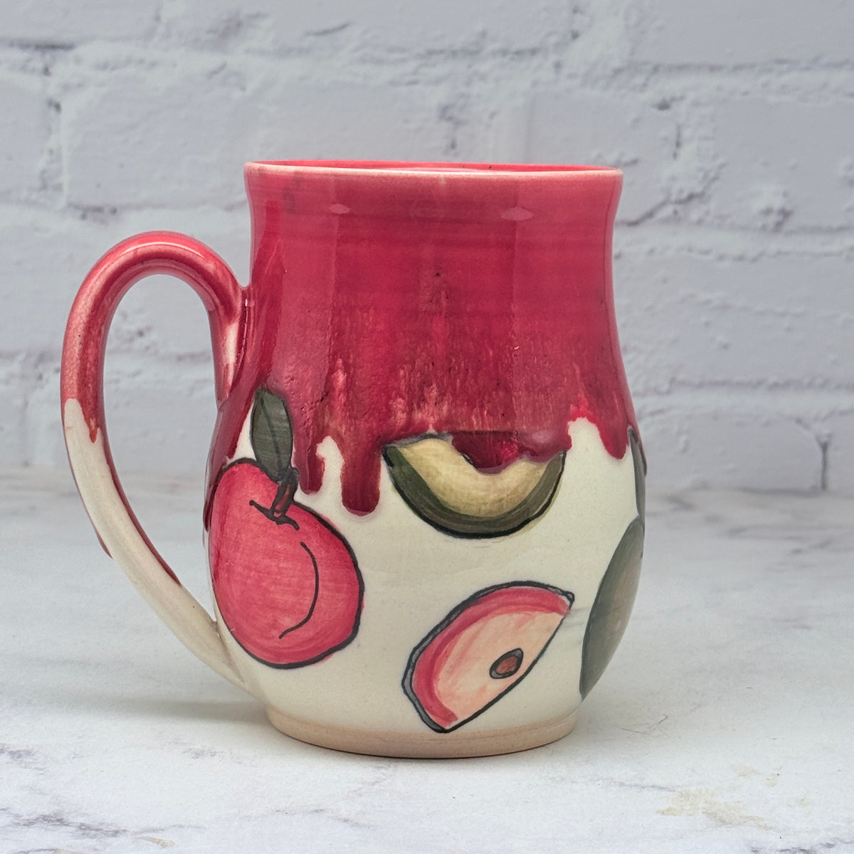 Apples Watercolor Mug 2