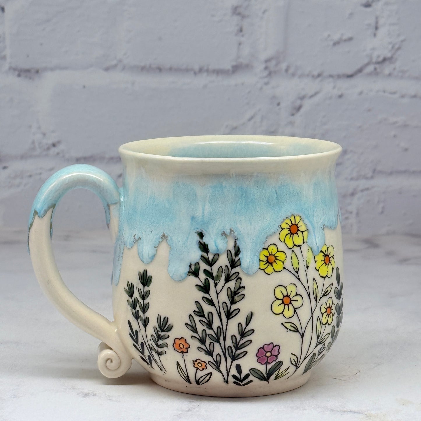 Blue with Wildflowers 2