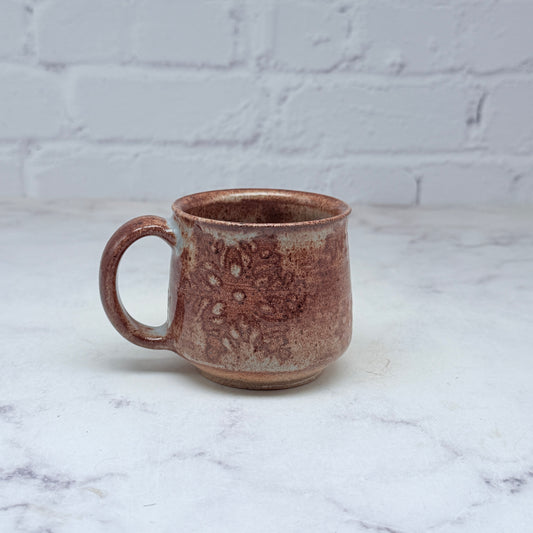 Light Blue with Snowflakes Espresso Mug 3