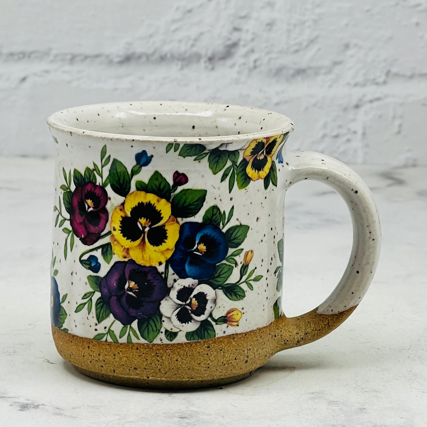 Pansies Espresso Mug