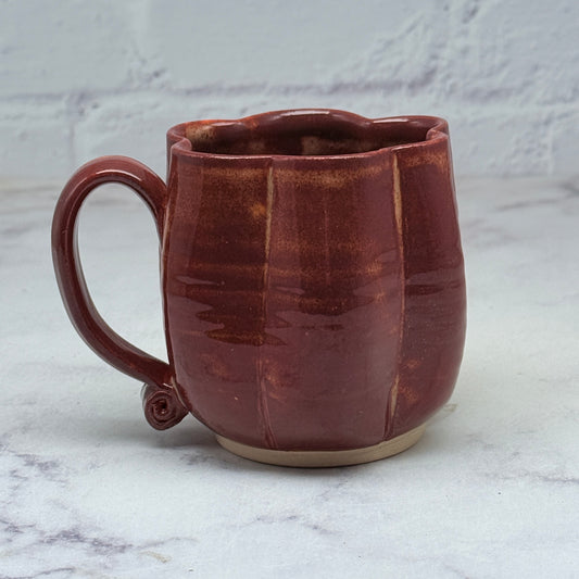 Rust Orange Pumpkin Teacup 2
