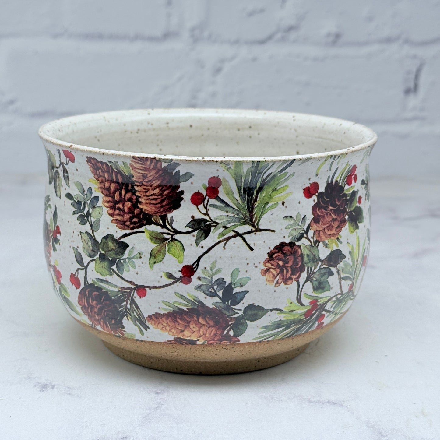 Pine Branches Small Bowl