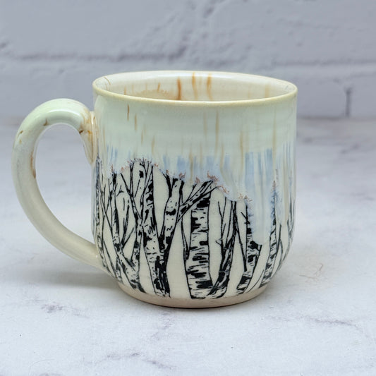 Cream with Birch Teacup 2