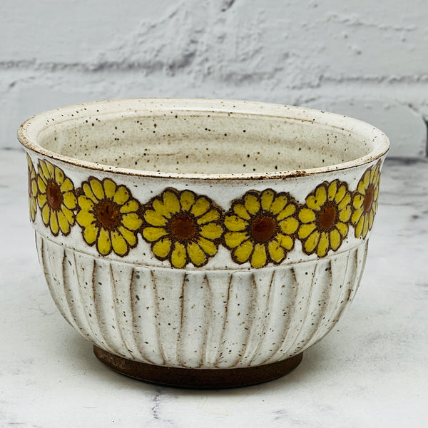 Sunflowers Carved Small Bowl 2