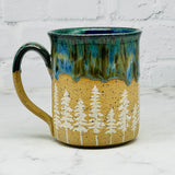 Blue with White Pines Mug 2