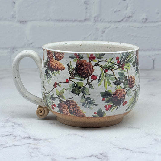 Pine Branches Cafe Mug