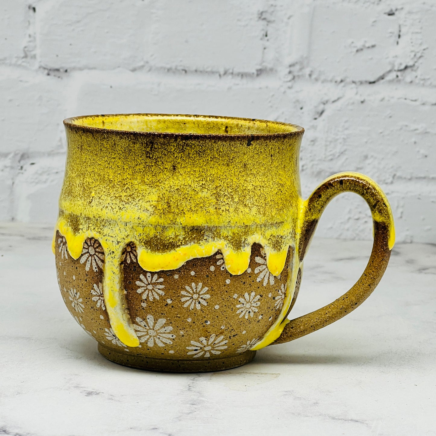 Yellow with Daisies Mug 2