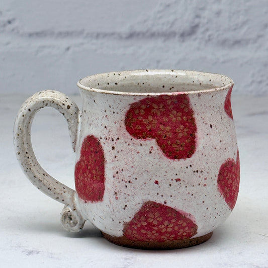 Red Hearts Espresso Mug 2