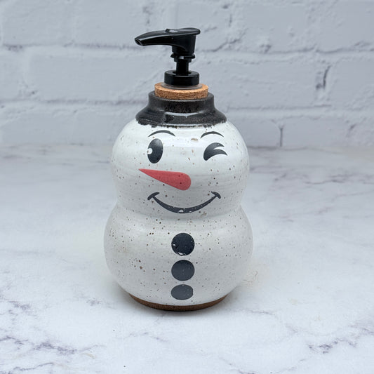 Snowman Soap Dispenser 3