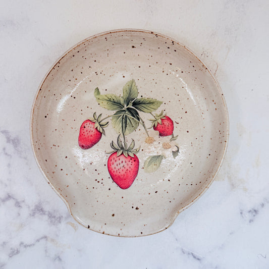 Strawberries Spoon Rest 2