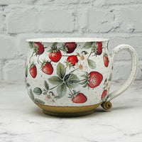 February Preorder Strawberries Cafe Mug