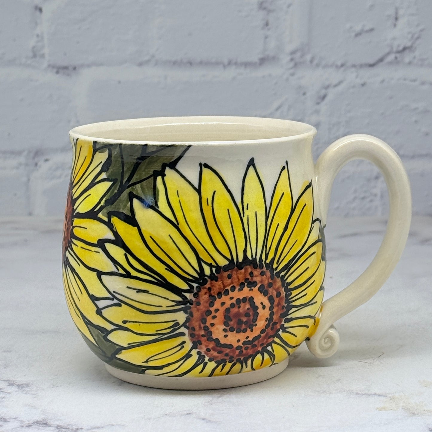 Sunflower Watercolor Mug 1