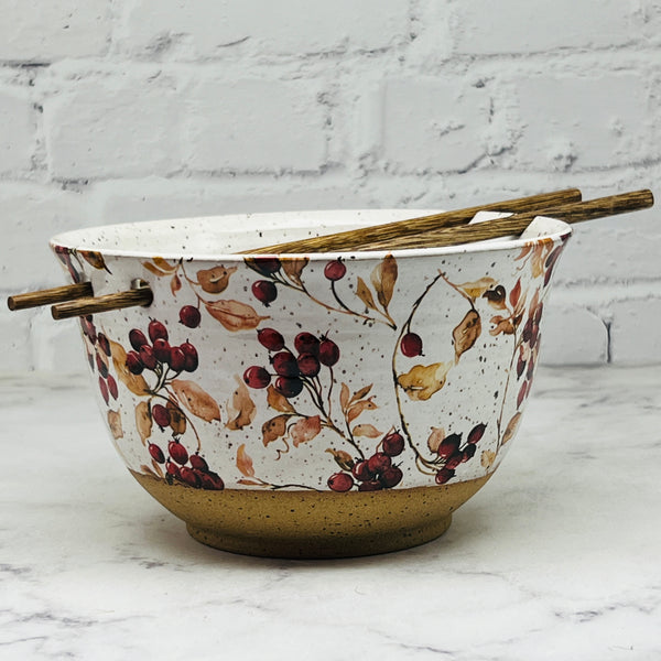 Fall Foliage Chopstick Bowl 1