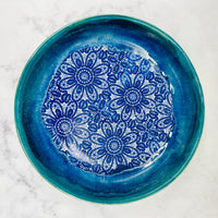 Blue Lace Low Bowl 2