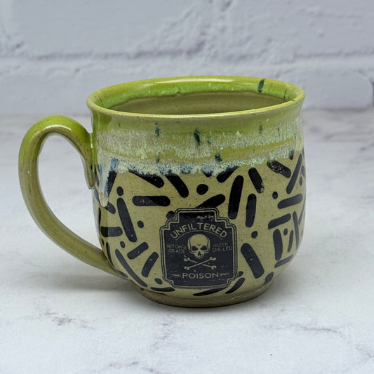 Green Halloween Teacup