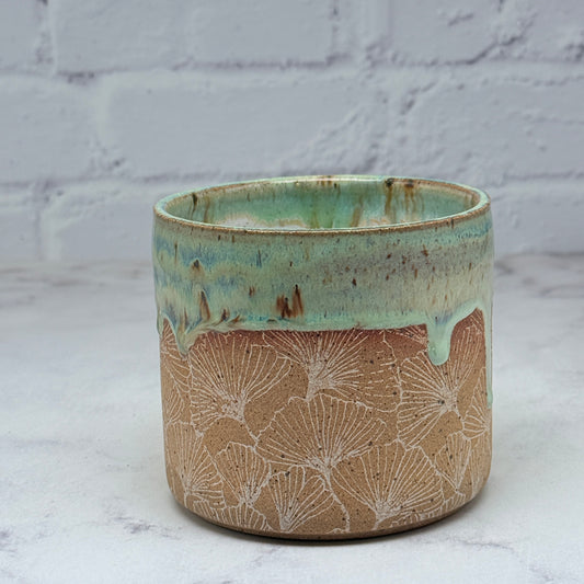 Green with Gingko Cylinder