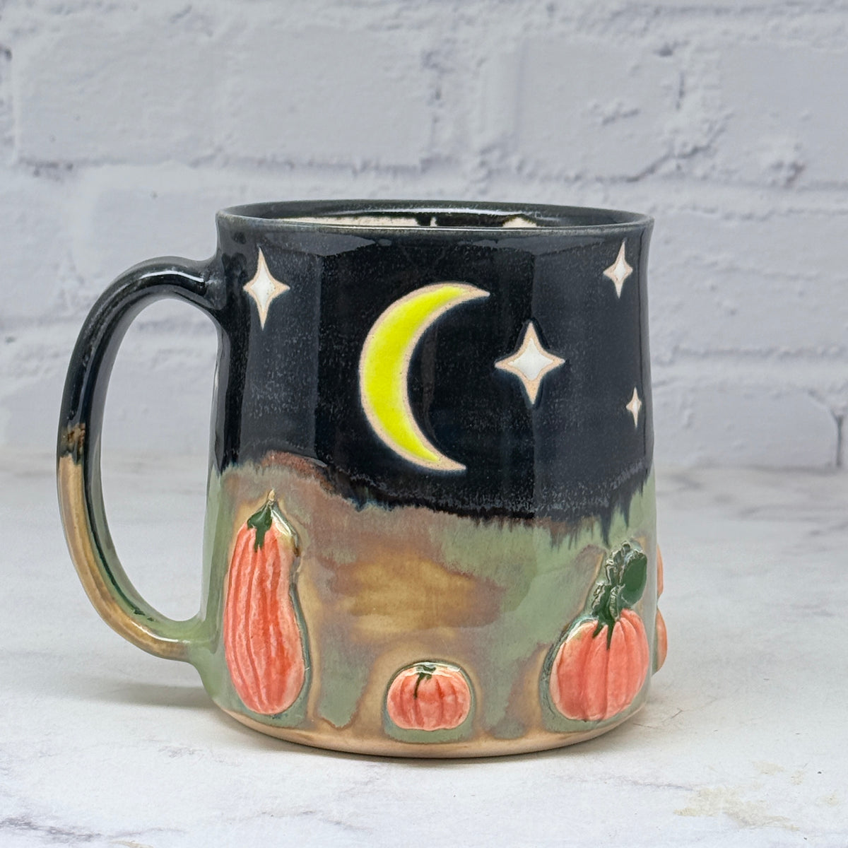 3-D Pumpkins Mug 3