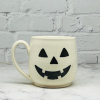 White Jack-o-Lantern Mug 6