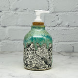 Green with Birds Soap Dispenser