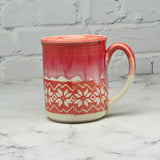 Red Fair Isle Design Mug 2