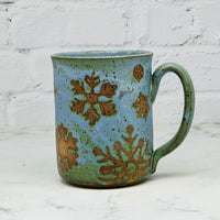 Blue Snowflakes Mug 2