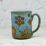 Blue Snowflakes Mug 2