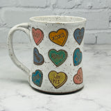 January Preorder Conversation Hearts Mug