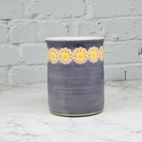 Lavender with Coral Flowers Vase