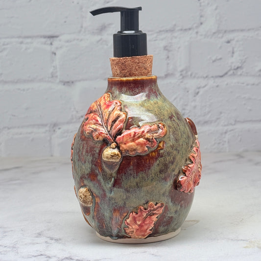 3-D Fall Leaves Soap Dispenser