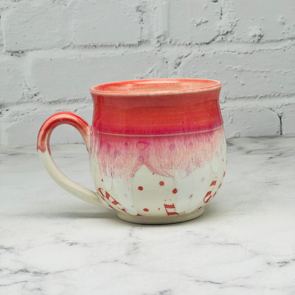 Red with Candycanes Mug 1