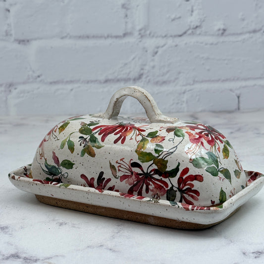 Honeysuckle Butter Dish