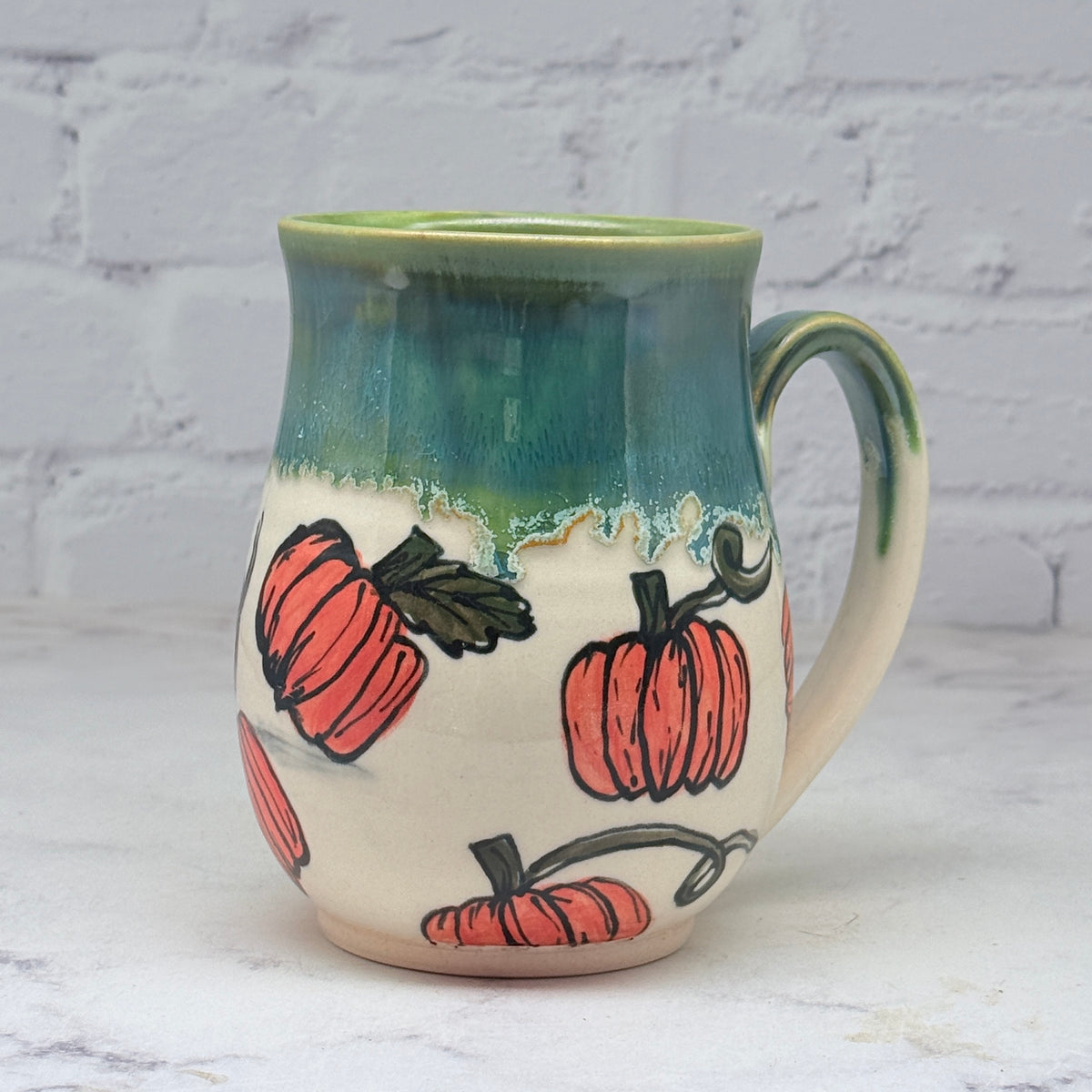 Pumpkins Watercolor Mug 3