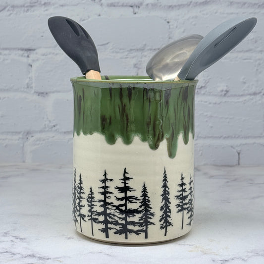 Green with Pines Container 2