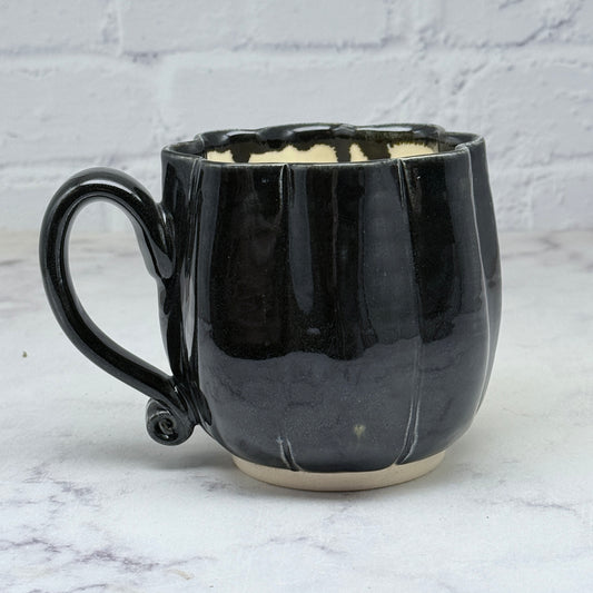 Black Pumpkin Mug 3