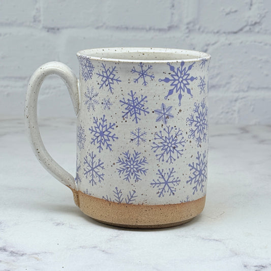 Blue Snowflakes Mug