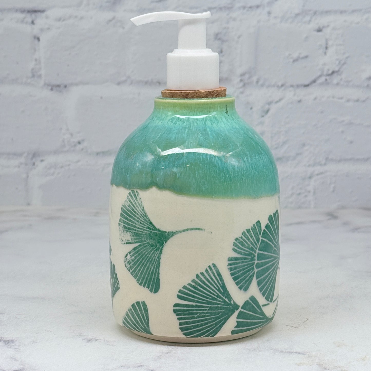 Green with Gingko Soap Dispenser