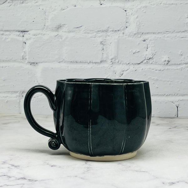 Black Pumpkin Cafe Mug 2