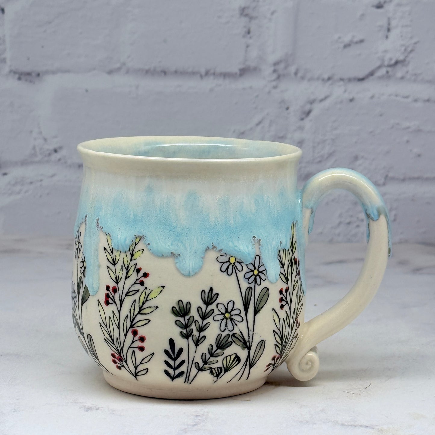 Blue with Wildflowers 2
