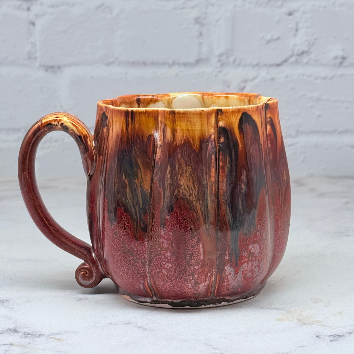Copper Pumpkin Mug 2