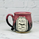 Wine Red Bat Wing Mug