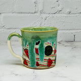 Green with Watermelons Marbled Mug 5