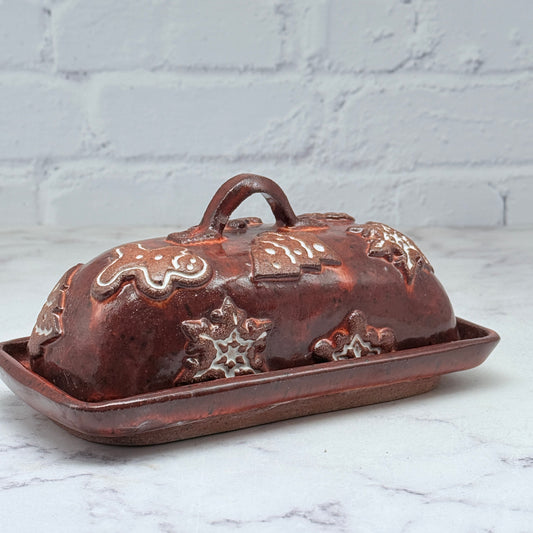 3-D Gingerbread Butter Dish 1