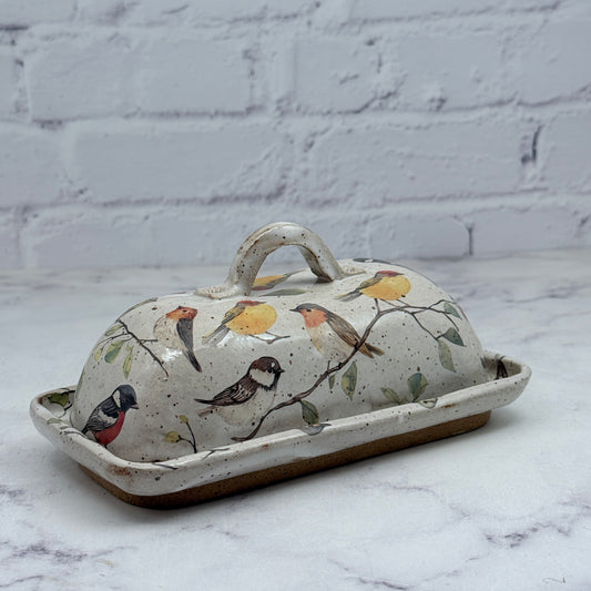 Birds Butter Dish