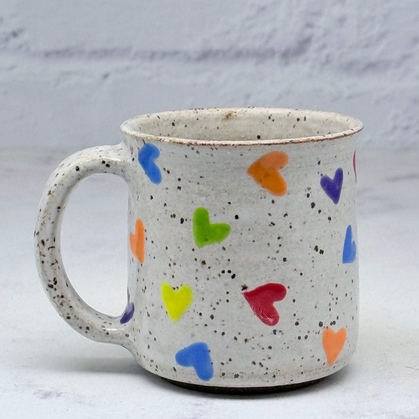 Rainbow Hearts Espresso Mug 2