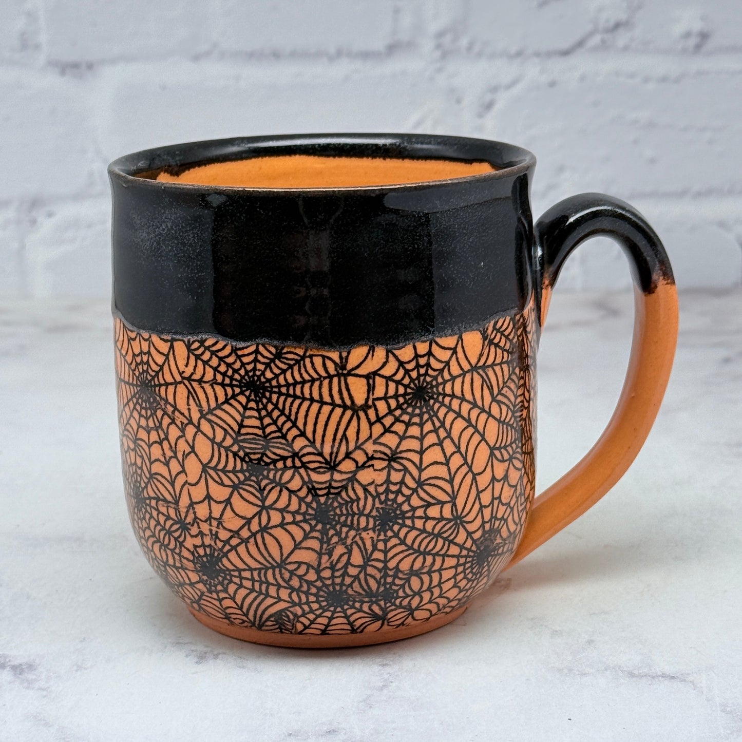 Black & Orange Halloween Mug 1
